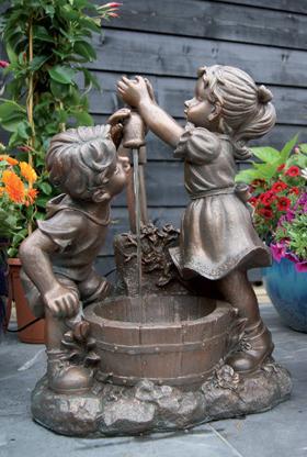 Acqua Arte szett Memphis kerti csobogó