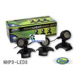 Aqua Nova NHP3-LED3 kerti tó világítás szett