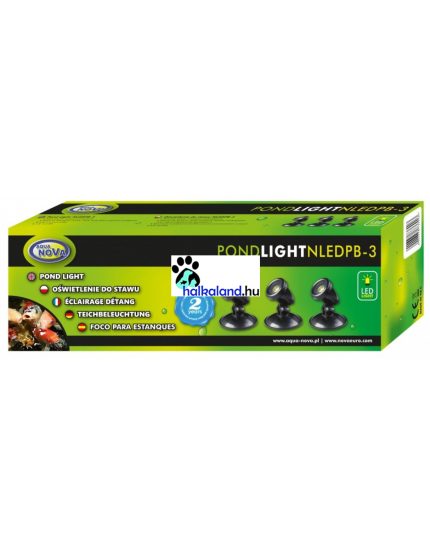 Aqua Nova NLED-PB3 kerti tó LED világítás szett