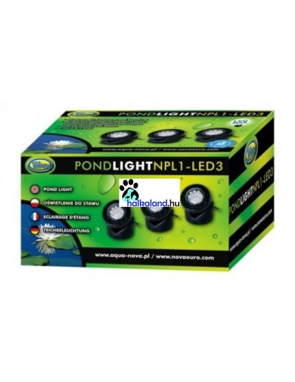 Aqua Nova NPL1-LED3 kerti tó világítás szett