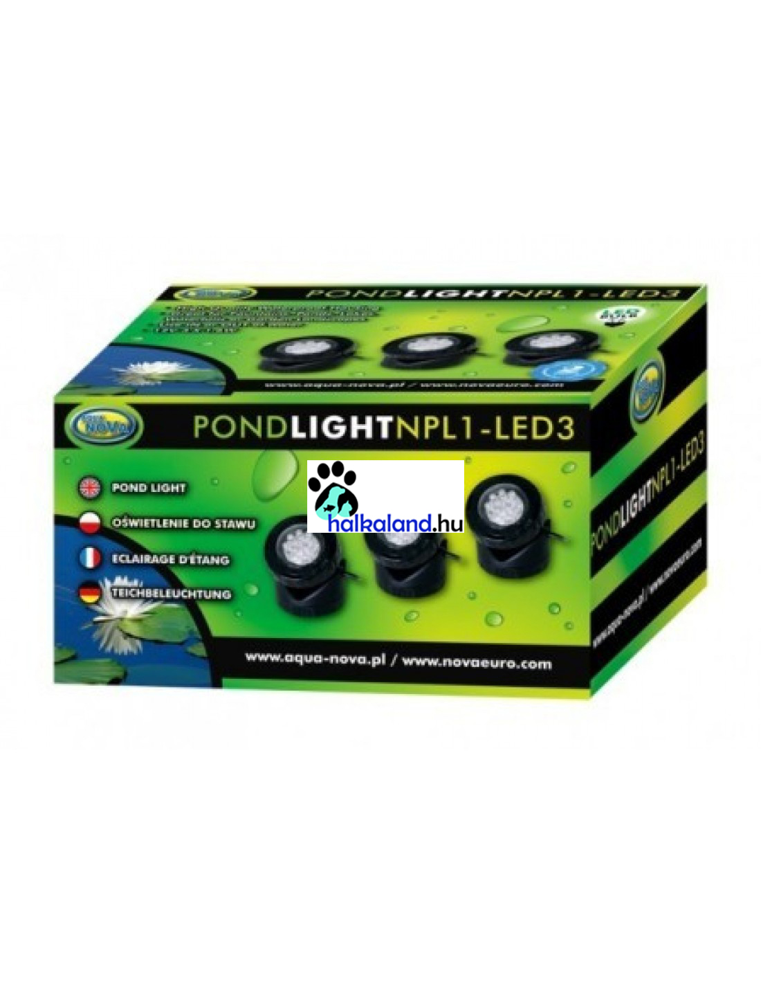 Aqua_Nova_NPL1-LED3_kerti_to_vilagitas_szett Aqua Nova NPL1-LED3 kerti tó világítás szett