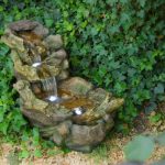 Aspen fatörzs csobogó+Led világítás 50x50x105cm