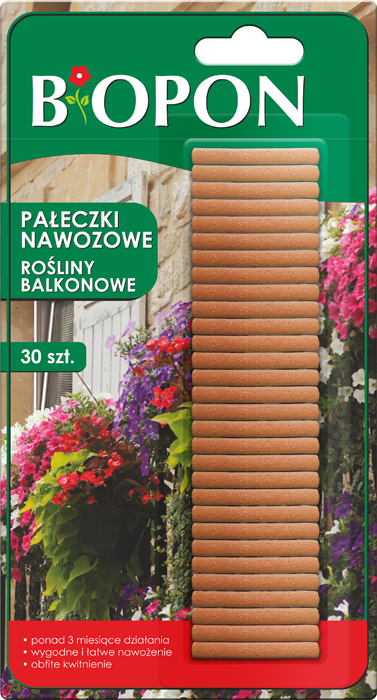 Biopon balkonnövény táprúd