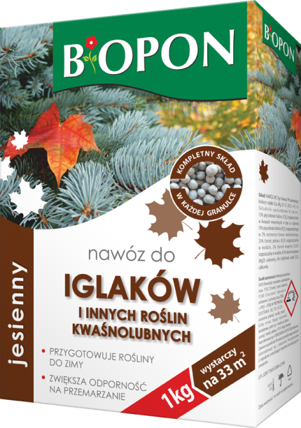 Biopon őszi tűlevelűek növénytáp 1kg