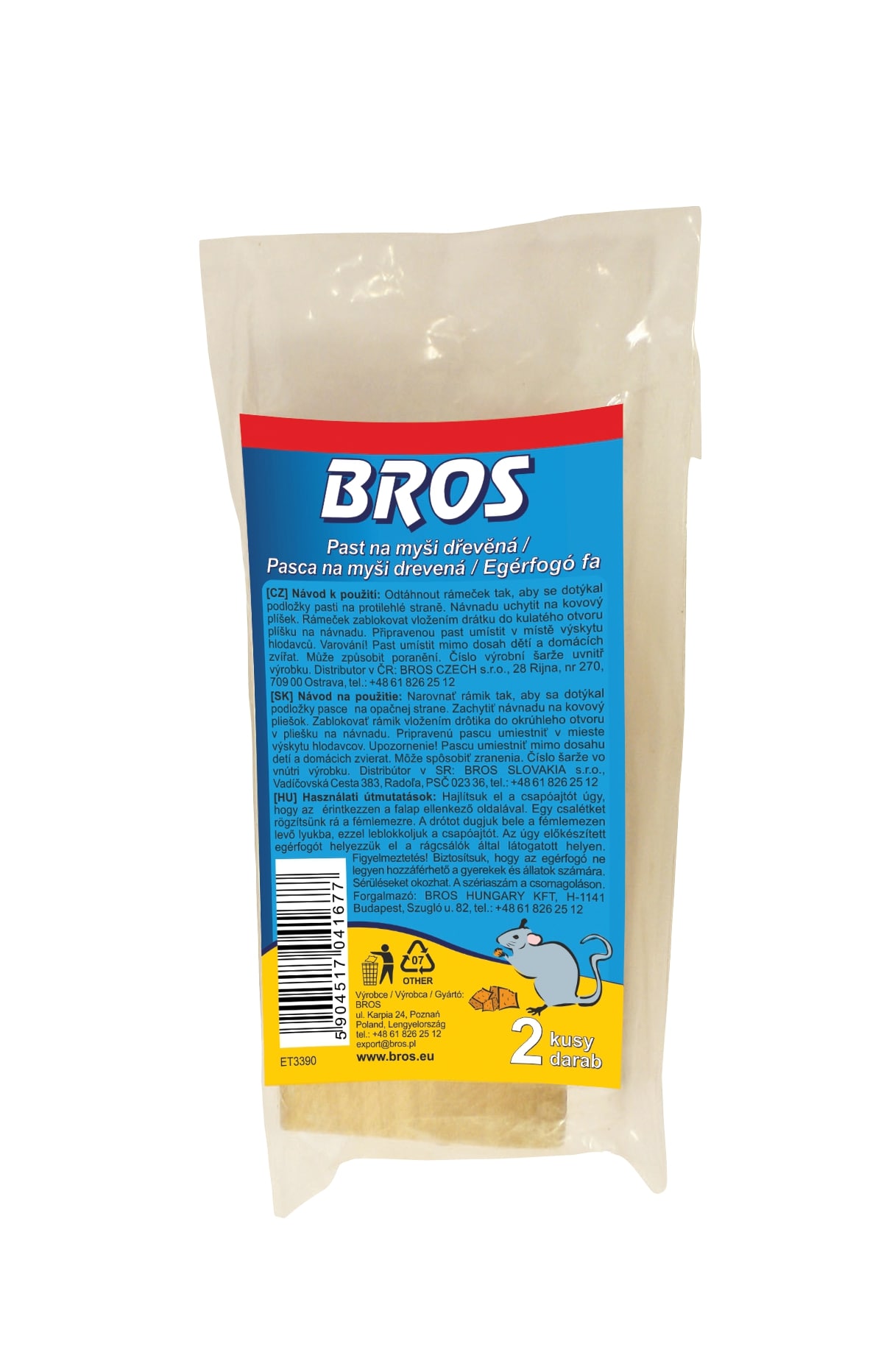 Bros_Egerfogo_fa_2_db-os_30_dbxkarton Bros Egérfogó fa 2 db-os 30 dbxkarton