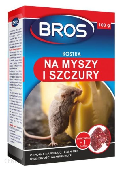 Bros Paraffinos rágcsálóirtó kocka 100 gr