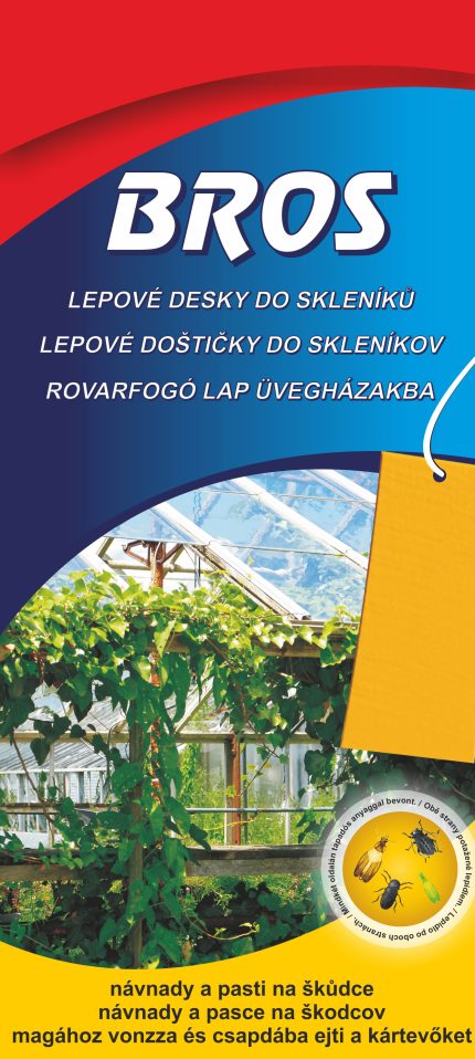 Bros Rovarfogó lap kertbe üvegházakba 10 db 20 dbxkarton