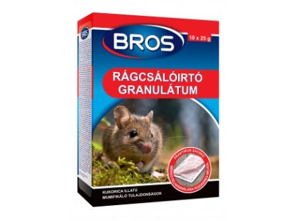 Bros rágcsálóírtó granulátum 140g 29ppm
