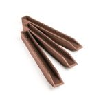 Ecopic műanyag H alakú cölöp 4cmx4cmx38cm BARNA