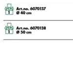 Függőkosár bélés oldalsó nyílásokkal 40cm