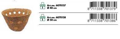 Függőkosár bélés oldalsó nyílásokkal 40cm