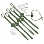 Futónövény rögzítő zöld 6 db