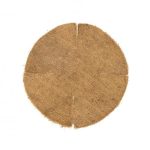 Hold alakú lapos kókuszbélés