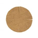 Hold alakú lapos kókuszbélés