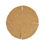 Hold alakú lapos kókuszbélés