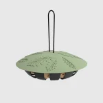 JUNE 98%-ban újrahasznosított madáretető zöld/fekete faggyú golyókhoz 22x6x6