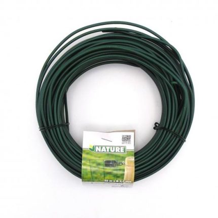 Kötöződrót zöld műanyag bevonattal 25 m x 2