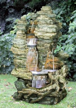 Miami fatörzs csobogó+Led világítás 157x106x83cm