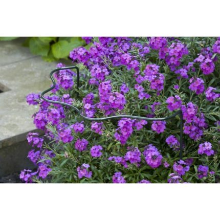 Növénytámasz Ø6mm with shell edge zöld H100x45x24cm