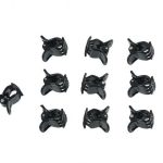 Orchidea rögzítő fekete 10db-os szett