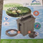Pontec MultiClear Set 8000 többkamrás átfolyó szűrőkészlet UVC-vel