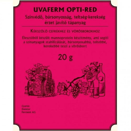 UVAFERM_OPTI-RED_30_G_-_SZINANYAG_MEGORZO_KEZELOANYAG_BORHOZ_ES_CEFREHEZ UVAFERM OPTI-RED 30 G - SZÍNANYAG MEGŐRZŐ KEZELŐANYAG BORHOZ ÉS CEFRÉHEZ