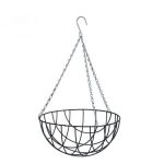 Virágtartó kosár függő kerek 25 cm
