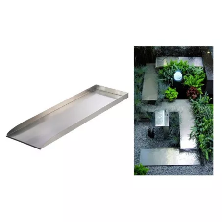 Wolga_vizeseselem_Egyenes_rozsdamentes_acel103x30x44_cm Wolga vízeséselem Egyenes rozsdamentes acél103x30x44 cm